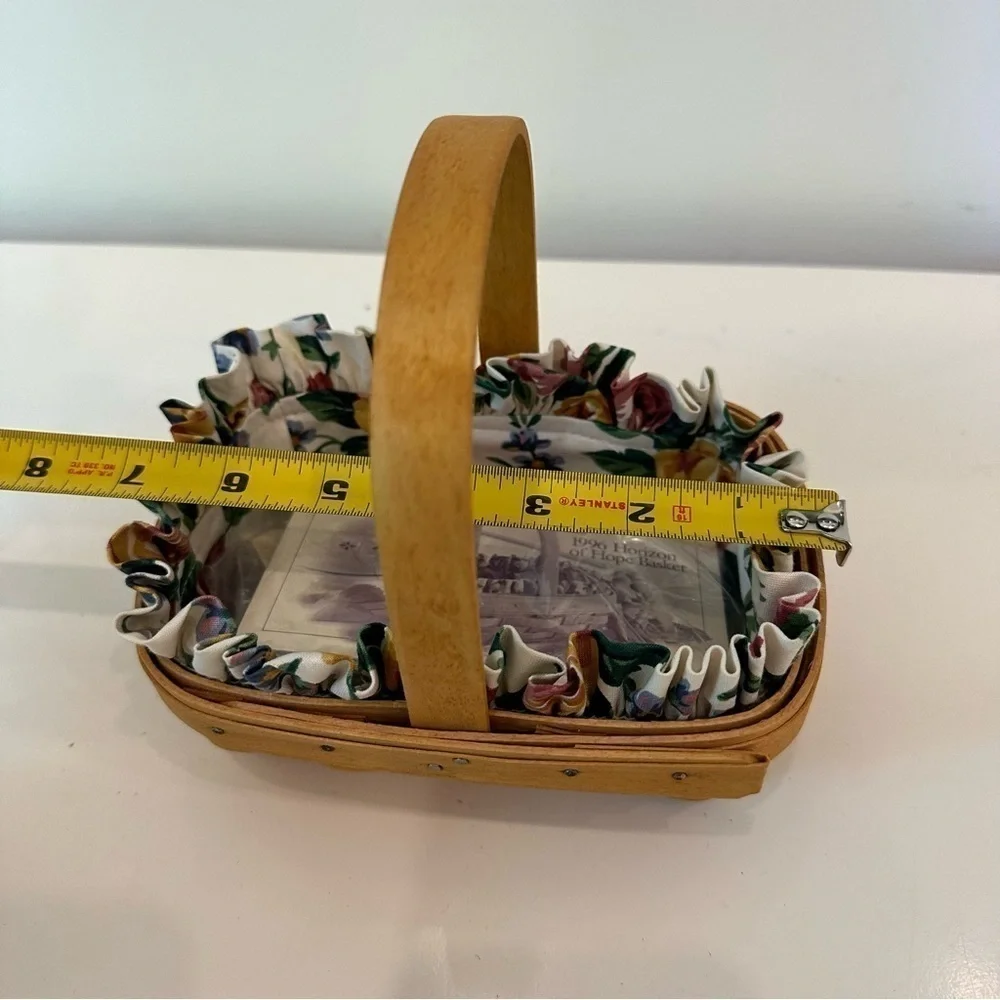 Nwt LONGABERGER Horizon of hope mini basket